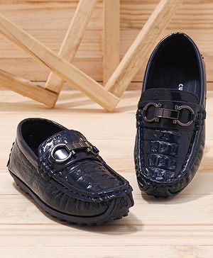 Cute Walk by Babyhug Slip On Formal Wear Shoes - Black