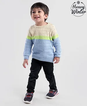 Babyoye Full Sleeves Eco Conscious 100% Cotton Na Pullover - Multicolor