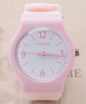 Babyhug Analog Watch Free Size - Light Pink