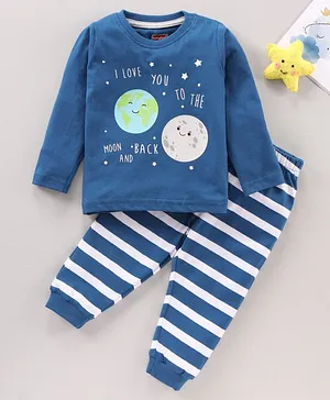Moon and Back Unisex Baby 2 Piece Short Pajama Set 