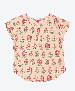 Biba Pink Cotton Top