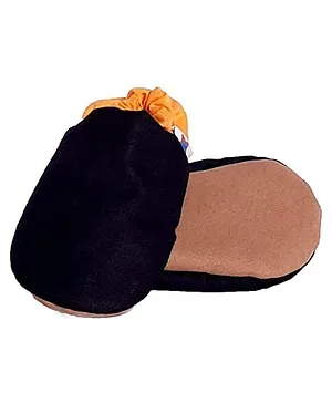 Skips Soft Sole Infant Booties - Yellow & Black