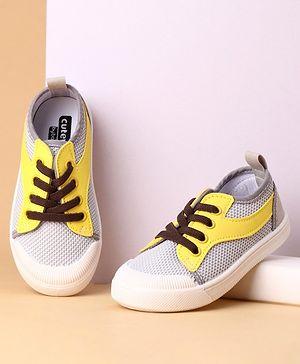 Cute Walk by Babyhug Slip-On Casual Shoes - Grey