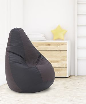 Pine Kids Sofa Bean Bag Without Beans - Dark Brown