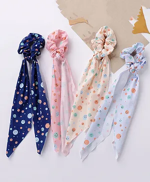 Babyhug Scrunchies Pack of 4 - Multicolour