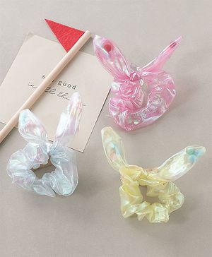 Babyhug Rubber Bands Knot Design Pack Of 3 - Multicolor
