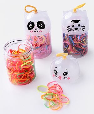 Babyhug Free Size Rubber Bands Sets of 3 - Multicolor