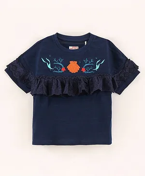 Under Fourteen Only Tops - Navy (4 To 5 Years)