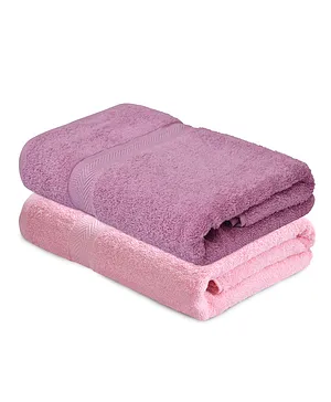 Haus & Kinder 100% Cotton Towel Pack of 2 - Pink Lilac