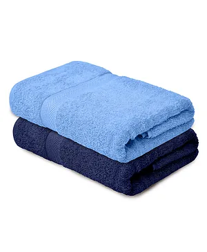 Haus & Kinder 100% Cotton Towel Pack of 2 - Blue Navy