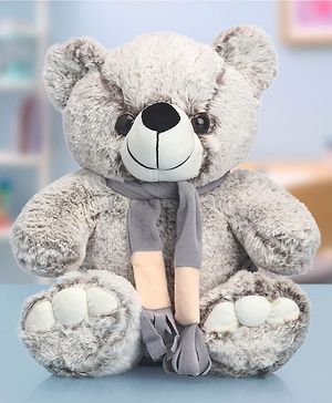 Babyhug Teddy Bear Soft Toy Grey - Height 30 cm