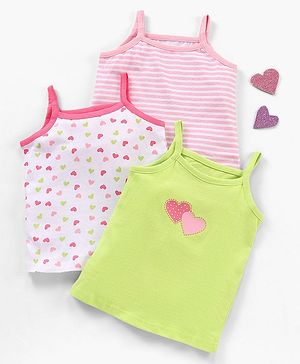 Babyhug 100% Cotton Antibacterial Slips Pack of 3 - Multicolour
