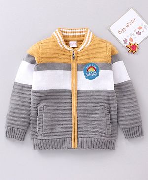 Babyhug Boy Full Sleeves Solid Sweaters