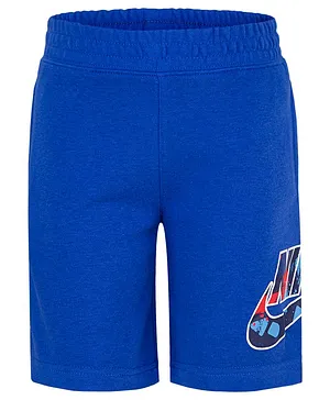 Nike Logo Placement Printed Thrill French Terry Shorts - Blue