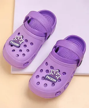 Disney Frozen Clogs With Back Strap - Purple