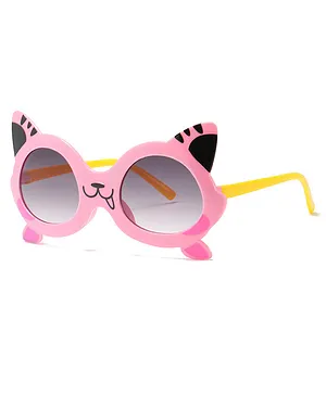SYGA Cat Design UV Protection Polarized Sunglasses - Pink