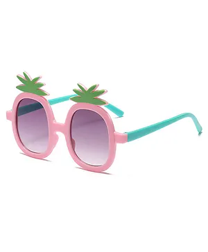 SYGA Pineapple Design UV Polarized Sunglasses - Pink