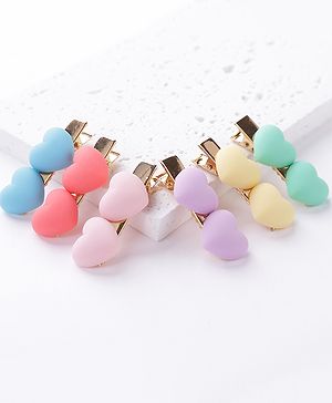 Babyhug Hair Pins and Clips Pack of 6 - Multicolor