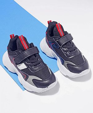 Cute Walk by Babyhug Velcro Closure Sneakers - Navy Blue