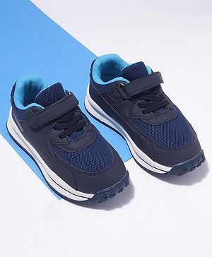 Cute Walk by Babyhug Shoes With Velcro Closure - Dark Blue