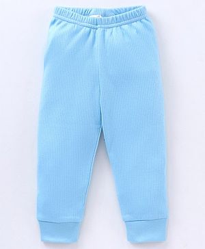 Babyhug Full Length Thermal Leggings - Blue