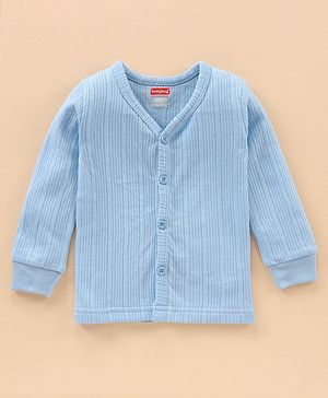 Babyhug Full Sleeves Thermal Vest - Blue