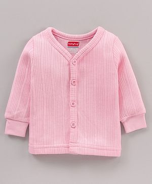 Babyhug Full Sleeves Thermal Vest - Pink