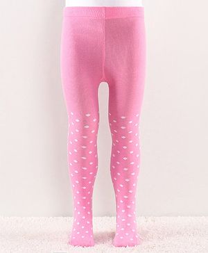 Cutewalk by Babyhug Anti Bacterial Tights Diamond Design - Pink
