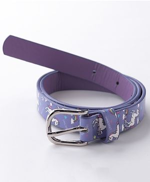Babyhug Free Size Unicorn Printed Belt - Purple