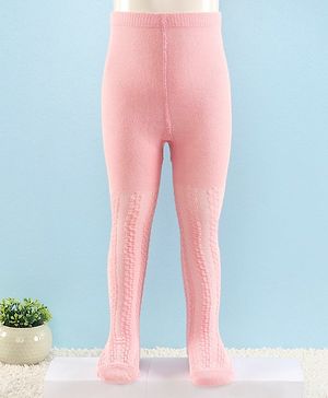 Cute Walk by Babyhug Full Length Anti-Bacterial Solid Tights - Mary's Rose