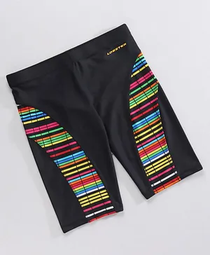 Lobster 80% Polyamide 20% Spandex Striped Swimming Trunk- Multicolor