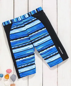 Lobster 80% Polyamide 20% Spandex Striped Swimming Trunk- Blue