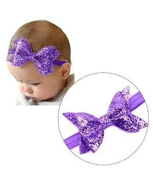 Babymoon Baby Kids Glittering Hairbands Hair Accessories - Purple