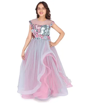 Puffy Purple Girls Princess Birthday Party Dress  HOUSE OF CLAIRE