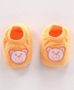 Simply Booties Embroidered - Orange 