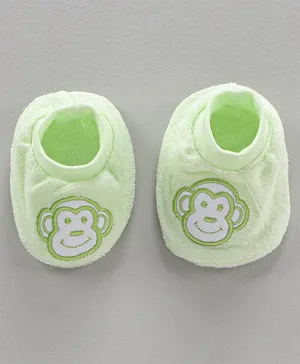 Simply Booties Embroidered - Green