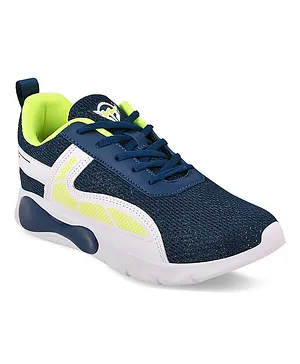 Campus Camp Renly Jr Blue Laced Up Sneakers - Blue & Green