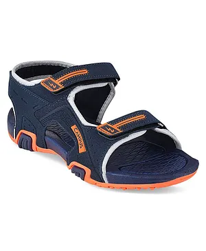 Campus Gc-22923C Velcro Closure Sandals - Navy Blue & Orange