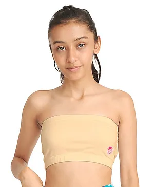 D'chica Solid Tube Bra - Yellow