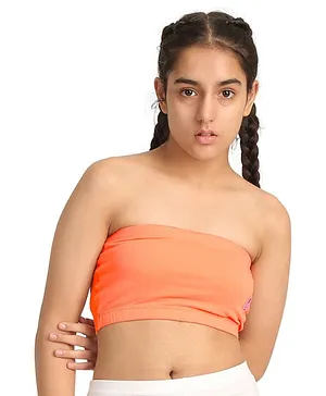D'chica Solid Tube Bra For Teenagers - Peach