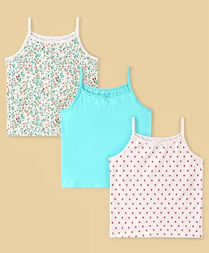 Pine Kids Singlet Antimicrobial With Biowash Slips Pack of 3 - Multicolor