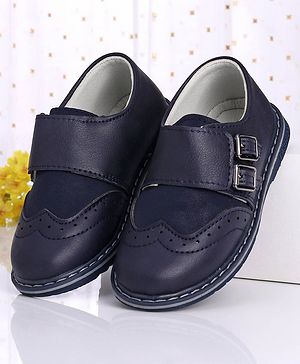 Cute Walk by Babyhug Buckle Closure Formal Shoes - Blue