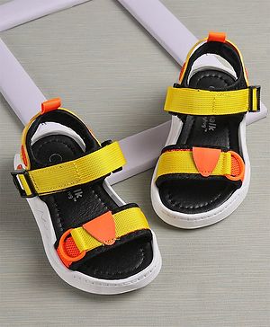 Cute Walk by Babyhug Sandals With Velcro Closure - Yellow