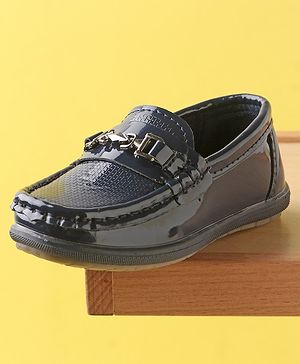 Cute Walk by Babyhug Slip On Formal Shoes - Navy Blue