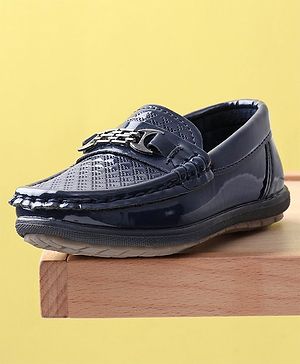 Cute Walk by Babyhug Slip On Formal Shoes - Navy
