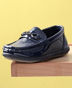 Cute Walk by Babyhug Slip On Party Wear Shoes - Navy