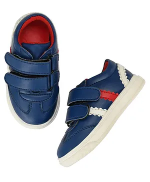 TUSKEY Double Velcro Closure Shoes - Blue