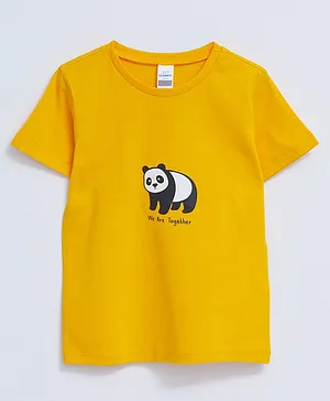 LC Waikiki Half Sleeves T-Shirt Multiprint - Yellow
