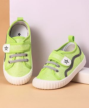 Cute Walk by Babyhug Casual Shoes with Velcro - Green