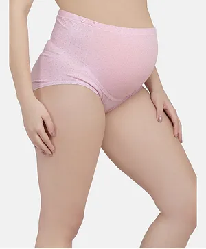 MAMMA PRESTON High Waist Adjustable Maternity Panty - Pink